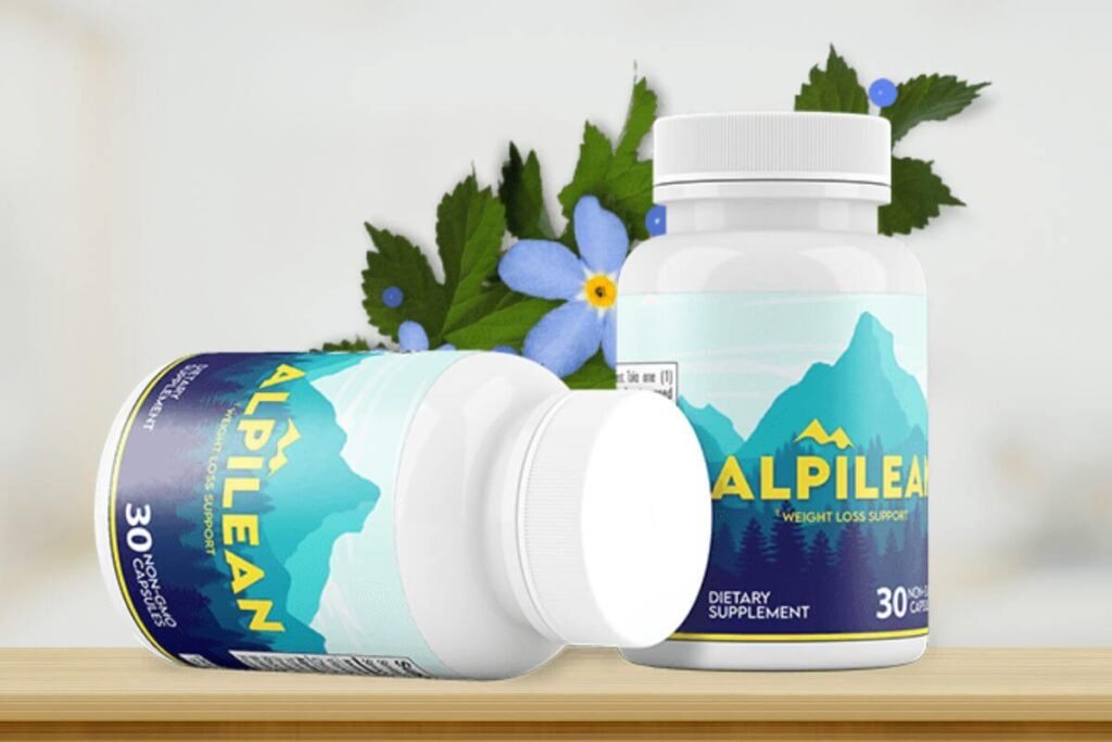 Alpilean Reviews: ce Hack Alpilean: A bottle of Alpilean supplements surrounded by ice, symbolizing the concept of the Ice Hack for weight loss.